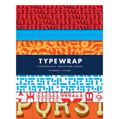 【现货】【T&H】字体包装 礼品包装纸Type Wrap英文文创包装纸Rick Landers平装进口原版书9780500420805