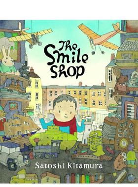 【现货】【2021凯特格林纳威奖提名】微笑商店The Smile Shop英文儿童绘本自我认知情绪管理3-6岁平装Satoshi Kitamura进口原版书