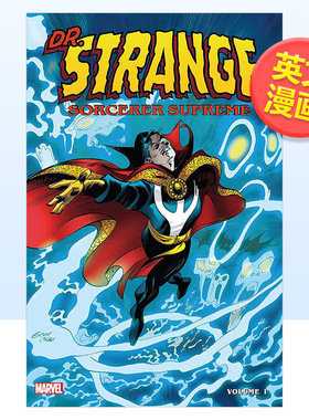 【预售】【Marvel】奇异博士至尊魔法师总集苐1卷英文漫画进口原版书Doctor Strange， Sorcerer Supreme Omnibus Vol. 1 Dann Th