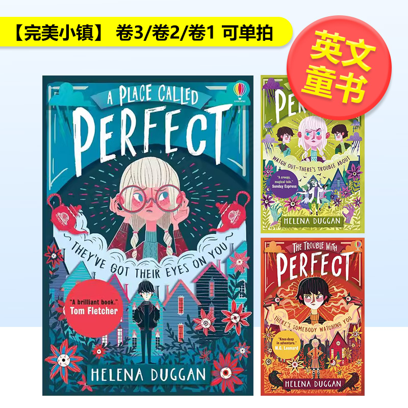 【完美小镇】卷3/2/1可单拍完美小镇之战英文青少年读物【A Place Called Perfect】#3 The Battle for Perfect 原版图外版进口书