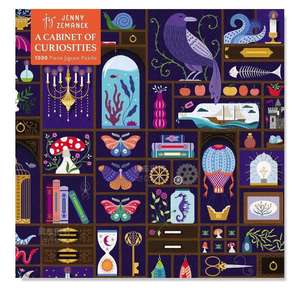 【预售】珍妮·泽马内克:珍宝柜【1000-piece Jigsaw Puzzles】Jenny Zemanek: A Cabinet of Curiosities拼图原版外版进口拼图