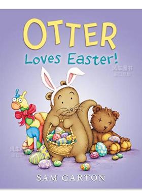 【现货】水獭爱复活节!英文儿童绘本节日庆典进口原版书Otter Loves Easter! Garton著Balzer & Bray出版