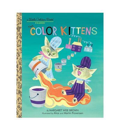 【现货】彩色小猫【Little Golden Book】The Color Kittens英文儿童绘本IP系列Brown精装Golden Books3-6岁进口原版书9780307021