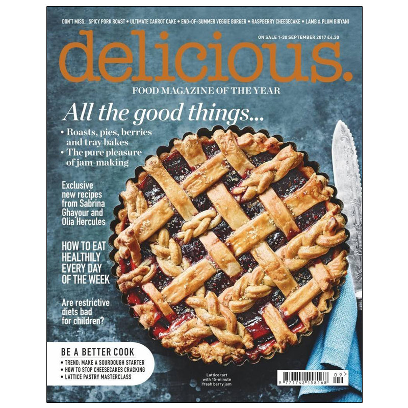 【订阅】Delicious烹饪料理美食杂志英国英文原版年订12期 E274