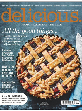 【订阅】Delicious烹饪料理美食杂志英国英文原版年订12期 E274
