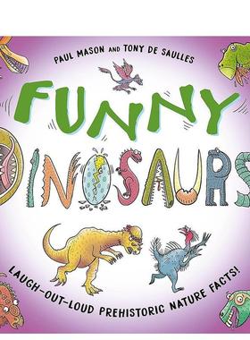 【现货】有趣的恐龙Funny Dinosaurs英文儿童绘本知识百科3-6岁精装Paul Mason进口原版书Wayland9781526322913