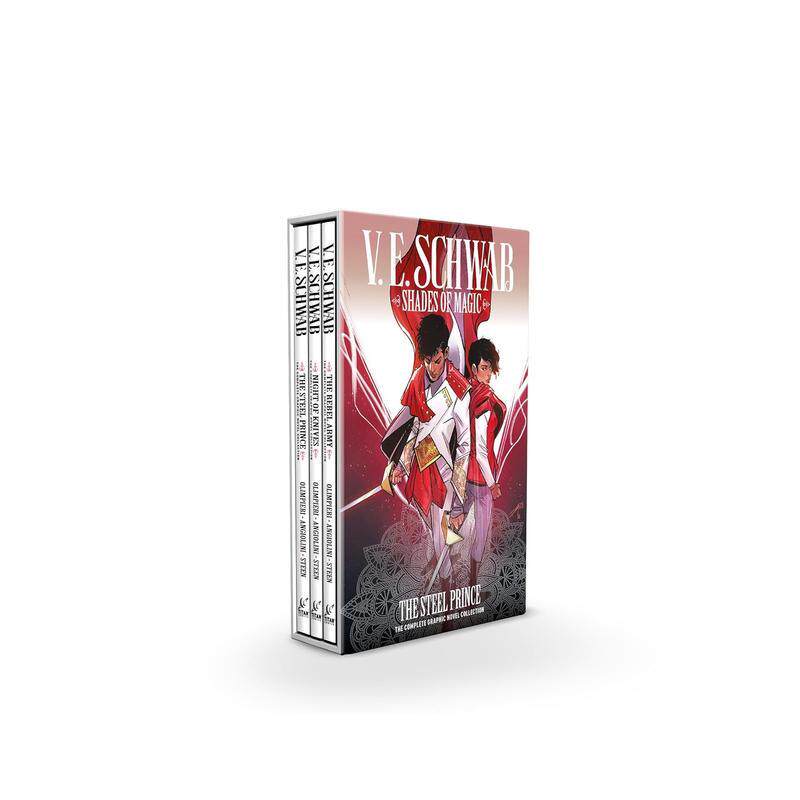 【预售】【Titan Books】魔法之影铁血王子三部盒装合集英文漫画进口原版书平装14岁以上Shades of Magic: The Steel Prince: 1-3