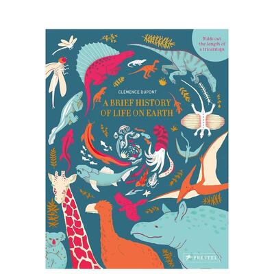 【现货】地球生命简史A Brief History of Life on Earth英文青少年读物Clemence DuPont精装Prestel3-6岁进口原版书9783791373737