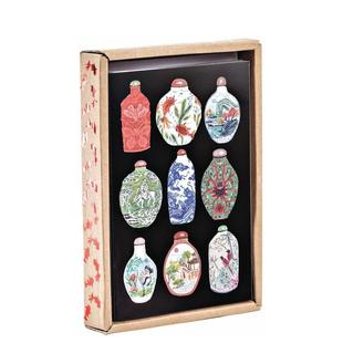 China Luxe Foil teNeues进口原版 复古中国豪华烫金问候卡Vintage Notecards英文文创卡牌teNeues盒装 书9781623257224 预售