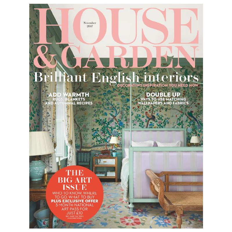 【订阅】House & Garden 住宅与庭院 英国 英文原版 进口正版 杂志期刊 室内设计杂志 现代家具设计与小物件 年订12期 B016