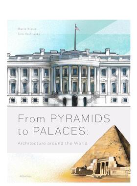 【现货】从金字塔到宫殿世界建筑图集From Pyramids to Palaces英文儿童绘本知识百科Tom Velcovsky精装Albatros Media3-6岁进口原
