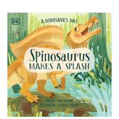 恐龙 Spinosaurus 一天 Day 现货 Splash英文儿童绘本动物生态环保Elizabeth Dinosaur Bedia平 棘龙戏水A Gilbert Makes