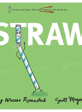 【现货】稻草英文儿童绘本人际关系进口原版外版书精裝3-6周岁STRAWAmy Krouse RosenthalLittle， Brown US