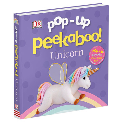 【现货】 【立体书】躲猫猫：独角兽英文儿童立体进口原版书Pop-Up Peekaboo! Unicorn纸板书DK DK Children