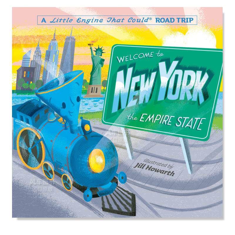 【预 售】欢迎来到纽约英文儿童绘本交通工具城市人文welcome to new