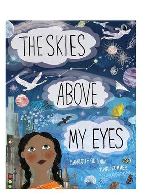 【预售】【手风琴书】我眼中的天空【Look Closer】The Skies Above My Eyes英文儿童绘本知识百科Charlotte Guillain精装wordspi