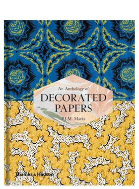 【现货】【T&H】装饰纸张选集（精简版）An Anthology of Decorated Papers英文平面设计P.J.M. Marks精装进口原版书9780500293928