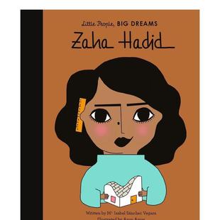 Maria Little Big 扎哈哈迪德 Hadid英文兒童繪本人物傳記3 Isabel 6歲精裝 Sanch 小人物大夢想 Zaha People 預(yù)售 Dreams