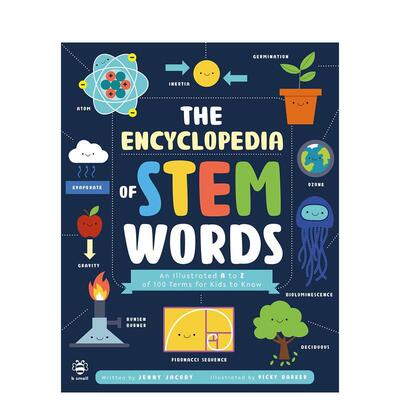 【预售】STEM单词百科全书The STEM Encyclopedia of Words英文青少年读物Jenny Jacoby 平装b small publishing3-6岁进口原版书9