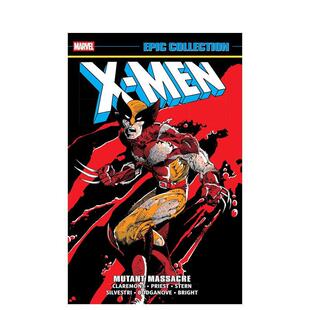 【预售】(预计6月出版)X 战警史诗合集:变种人大屠杀 X-Men Epic Collection: Mutant Massacre 原版英文漫画书