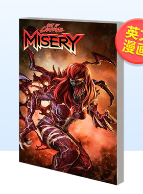 【现货】【Marvel】屠杀崇拜苦难英文漫画简装进口原版书CULT OF CARNAGE: MISERY Skan  Sabir Pirzada  Francesco Mortarino