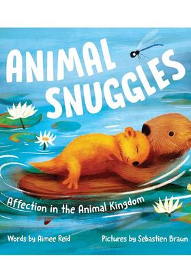 【现货】动物依偎英文儿童自然拼读进口原版书精装Animal Snuggles Aimee Reid著Sourcebooks出版