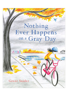 【预售】无所事事的阴天英文儿童绘本插画师进口原版书精装Nothing Ever Happens on a Gray Day Grant Snider著Chronicle Books