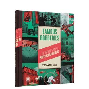 【现货】举世闻名的盗窃案Famous Robberies英文儿童绘本人物传记Romero精装Little Gestalten6-9岁进口原版书9783967047288