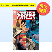 Finest 书Batman World Comics Superman 现货 Vol. 英文漫画进口原版 Secret 蝙蝠侠超人世界之巅卷5秘密起源精装