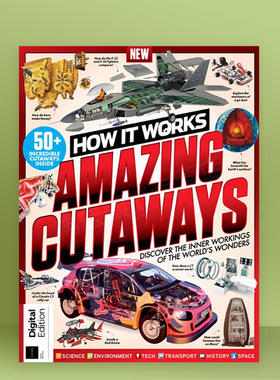 【现货】【2024新刊】How It Works Book of Amazing Cutaways 2024学术科普杂志 英文原版人文社科期刊杂志