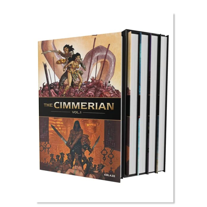 【现货】西梅利安1-4盒装英文漫画进口原版书精装14岁以上The Cimmerian Vols 1-4 Box Set Robert E. HowardAblaze