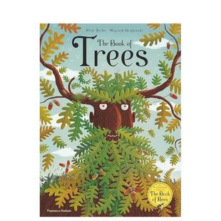 Hudson3 书9780500651698 Book Socha精装 Thames Trees英文儿童绘本动物生态环保Piotr 大树之书The 6岁进口原版 现货