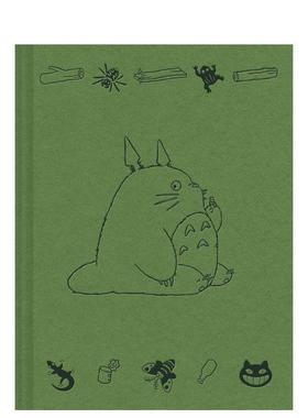 【预售】吉卜力工作室 龙猫 笔记本英文文创笔记本Notebook精装进口原版外版书14岁以上Studio Ghibli My Neighbor Totoro Noteb