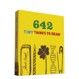 Tiny Things 书Chronicle 预售 Books9 Books日记本进口原版 642个微小绘画灵感随身涂鸦手账642 Draw英文生活综合Chronicle