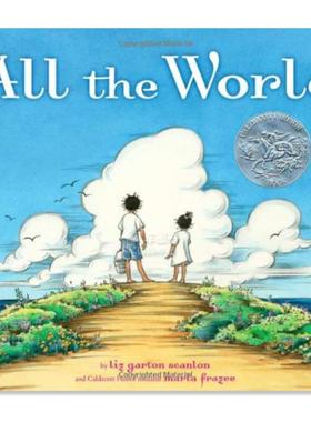 【预售】全世界英文儿童绘本虚构类进口原版外版书精装3-6周岁All the WorldLiz Garton ScanlonLittle simon