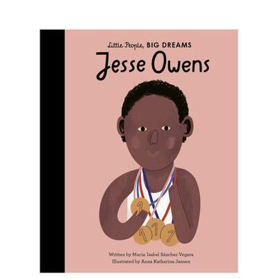 【现货】【小人物大梦想】杰西欧文斯【Little People英文儿童绘本人物传记Maria Isabel Sanchez Vegara精装Frances Lincoln Pub