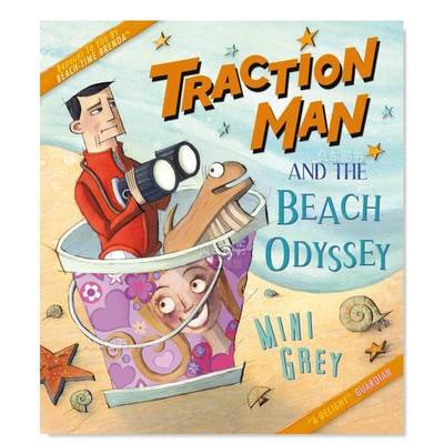 【现货】牵引者与海滩长旅 【Traction Man】 and the Beach Odyssey英文儿童故事绘本