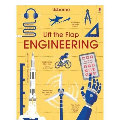 【预售】【翻翻书】工程学【Lift-the-Flap】Engineering英文儿童趣味Rose Hall 纸板书Usborne children’s books3-6周岁进口原版
