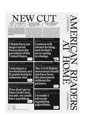 【预售】美国读者在家中新版 2019年德国设计奖金奖American Readers at Home – New Cut英文平面设计平装Scheidegger & Spiess进