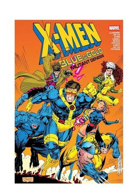 【预售】X 战警蓝队与金队  变种人起源合集X-Men英文漫画图书Jim Lee精装Marvel进口原版书