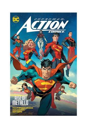 【预售】【DC Comics】动作漫画卷1金属乐队的崛起Action Comics V1 Rise Metallo英文漫画图书简装进口原版书Jurgens  Dan DC Co
