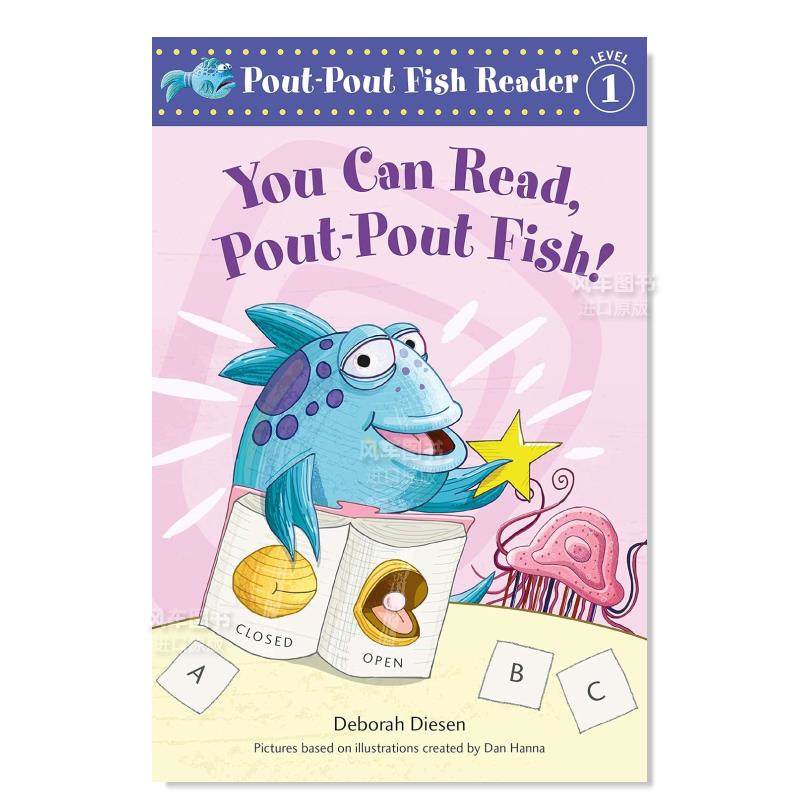 【预售】【噘嘴鱼一级阅读】你可以读英文儿童分阶阅读进口原版外版书平装3-6周岁【Pout-Pout Fish!】You Can ReadDeborah Dies