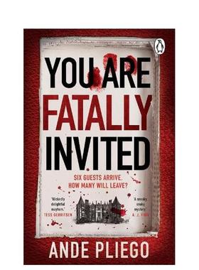 【预售】致命邀请You Are Fatally Invited英文小说Ande PliegoPenguin Books 精装进口原版书9781804993927