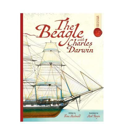 【预售】跟随达尔文的小猎犬号震撼视觉指南Beagle With Charles Darwin英文儿童绘本知识百科Fiona MacDonald平装Bonnier Books3