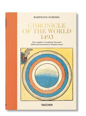【预售】【TASCHEN】哈特曼舍德尔世界编年史1493 Hartmann Schedel Chronicle of the World 1493 原版英文艺术画册画集97837544