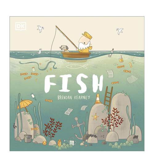 【现货】【和芬恩与跳跳一起冒险】海钓【Adventures with Finn and Skip】 Fish英文儿童绘本动物生态环保3-6岁平装Brendan Kear