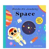 Miles纸板书Bushel 现货 STEAMHands Academy and 动手实践学院太空 9岁进口原版 Peck6 Space英文儿童绘本知识百科David 书