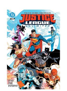 【现货】【DC Comics】正义联盟无限 卷1地狱之旅平装Justice League Unlimited Vol 1 Into the Inferno英文漫画图书平装DC Comi