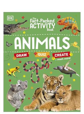 【预售】【DK】充满事实的活动书动物The Fact-Packed Activity BookAnimals英文儿童趣味6-9岁平装DK进口原版书DK Children97802