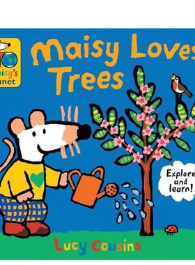 【现货】【小鼠波波爱地球】树木（英版）【Maisy's Planet Book】Maisy Loves Trees英文儿童绘本IP系列Lucy Cousins纸板书Walke